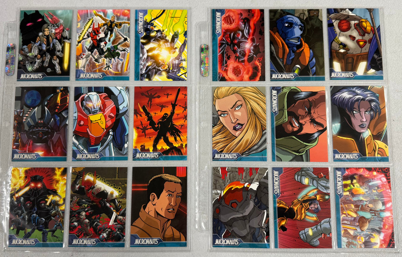 2002 Hero Factory Micronauts Complete Card Set (36/36)
