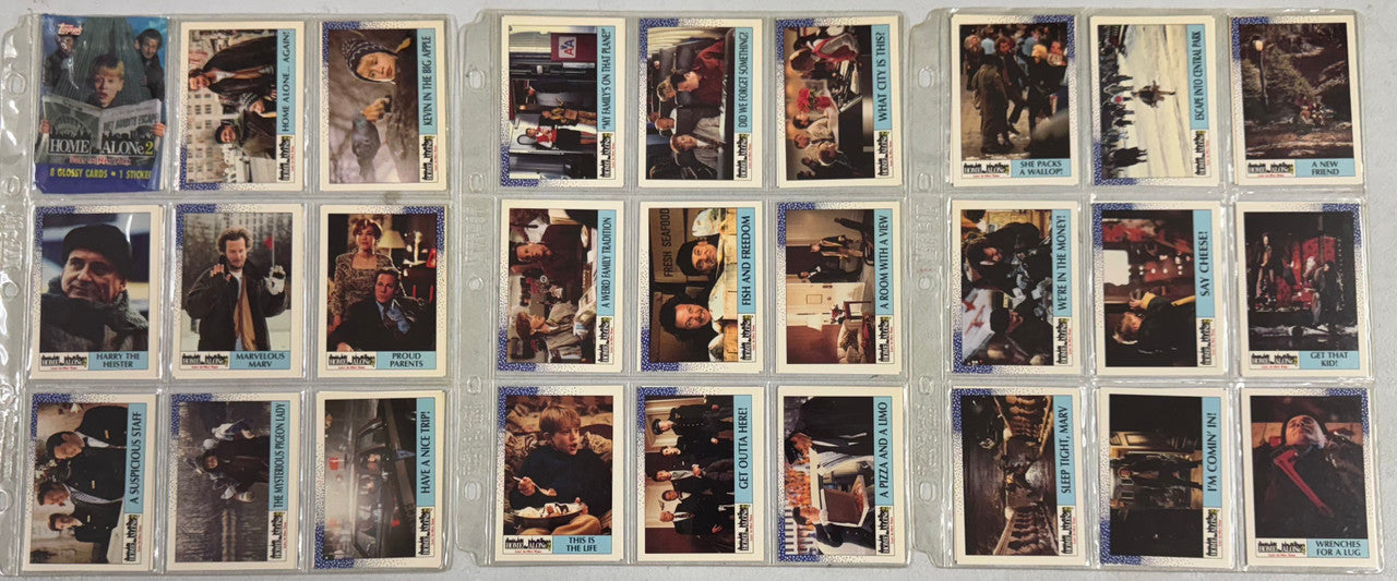 1992 Topps Home Alone 2 Complete Card Set (66/66) W/ Stickers (11/11)