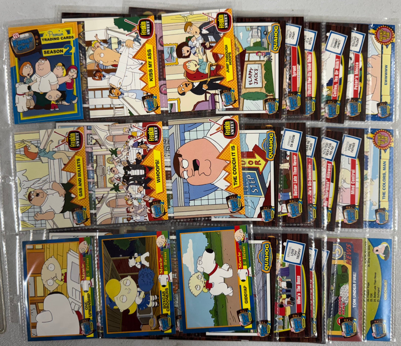 2005-06 Inkworks/Leaf Family Guy Seasons 1-5 Complete Collector Card Sets