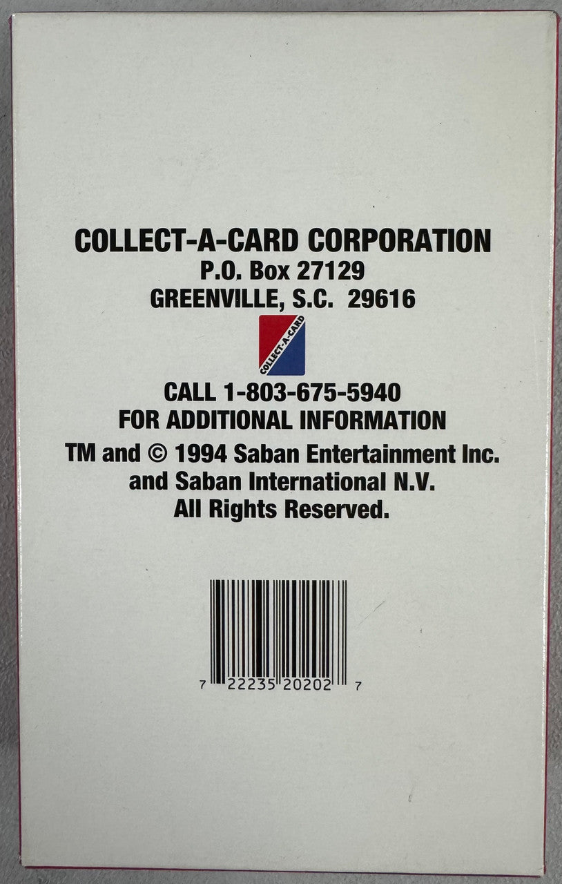 1994 Collect-A-Card Mighty Morphin Power Rangers Series 2 Box 36 Sealed Packs