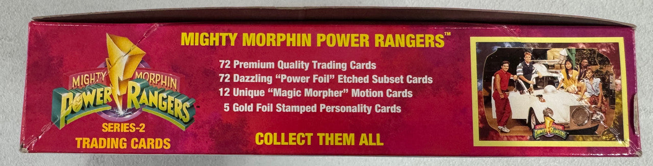 1994 Collect-A-Card Mighty Morphin Power Rangers Series 2 Box 36 Sealed Packs