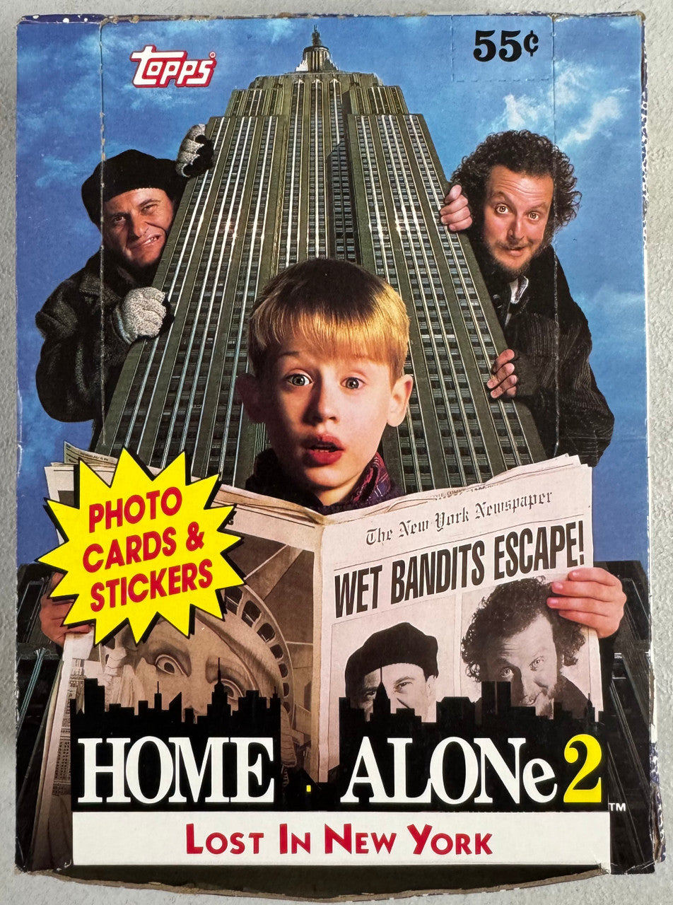 1992 Topps Home Alone 2 Lost In New York Trading Cards Box 36 Sealed Packs