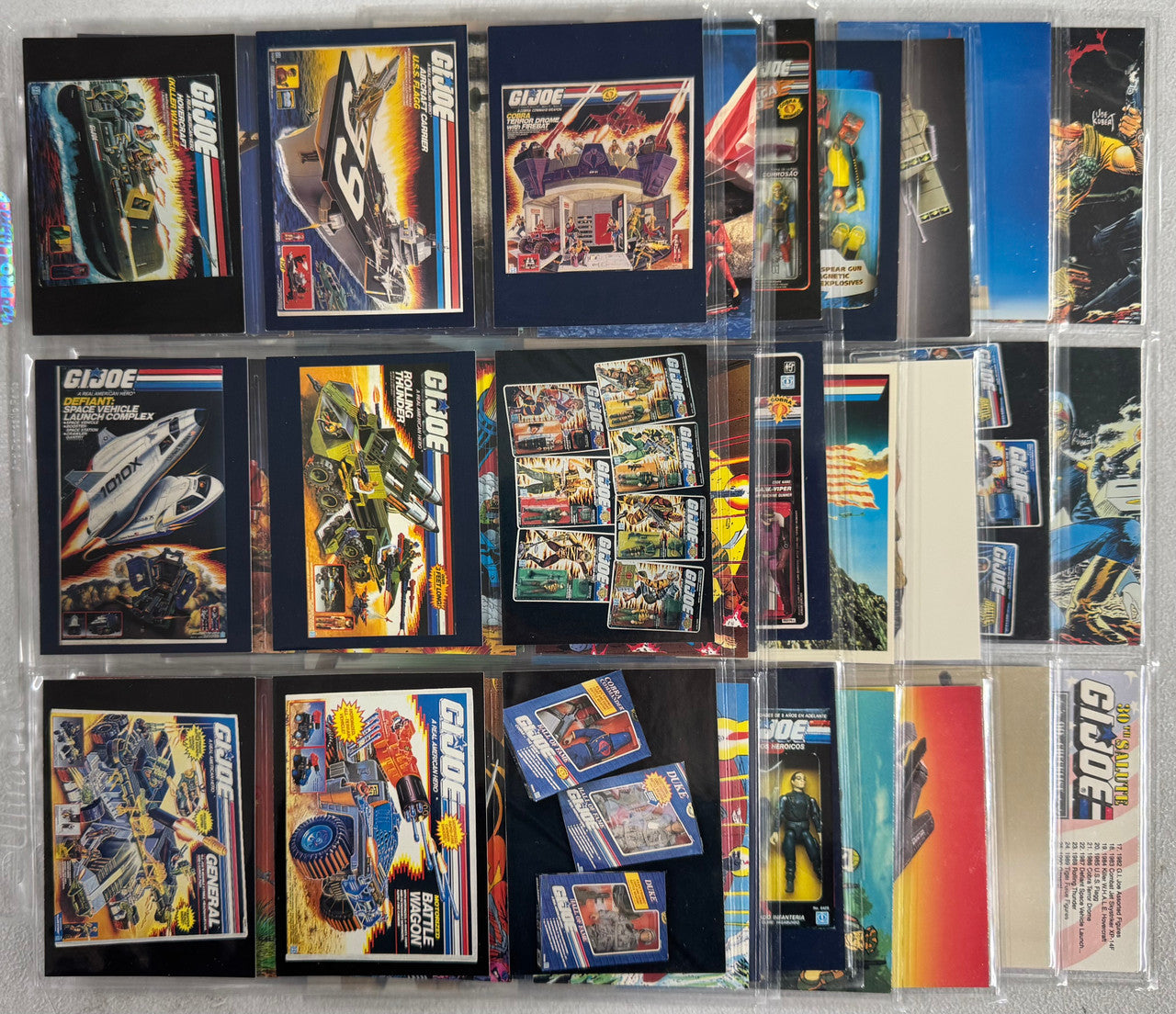 1993-94 Comic Images G.I. Joe and Classic Toys Complete Collector Card Sets