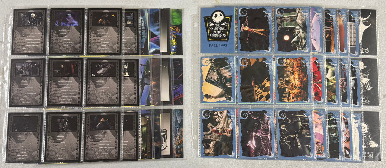 1993-2001 SkyBox/Neca Nightmare Before Christmas Complete Collector Card Sets