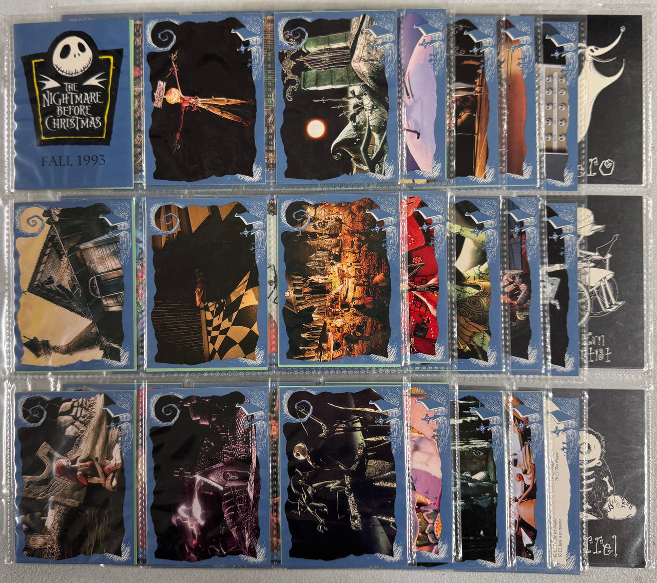 1993-2001 SkyBox/Neca Nightmare Before Christmas Complete Collector Card Sets