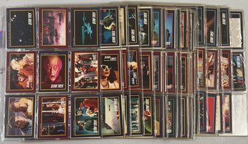 1991 Impel Star Trek 25th Anniversary Series 1-2 Complete Card Sets W/ Inserts