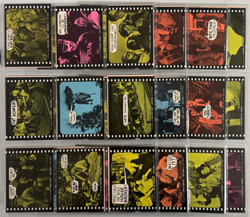 1975 Fleer Hollywood Slap-Stickers Complete Sticker Set (66/66)