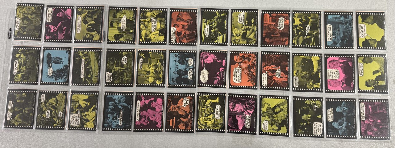 1975 Fleer Hollywood Slap-Stickers Complete Sticker Set (66/66)