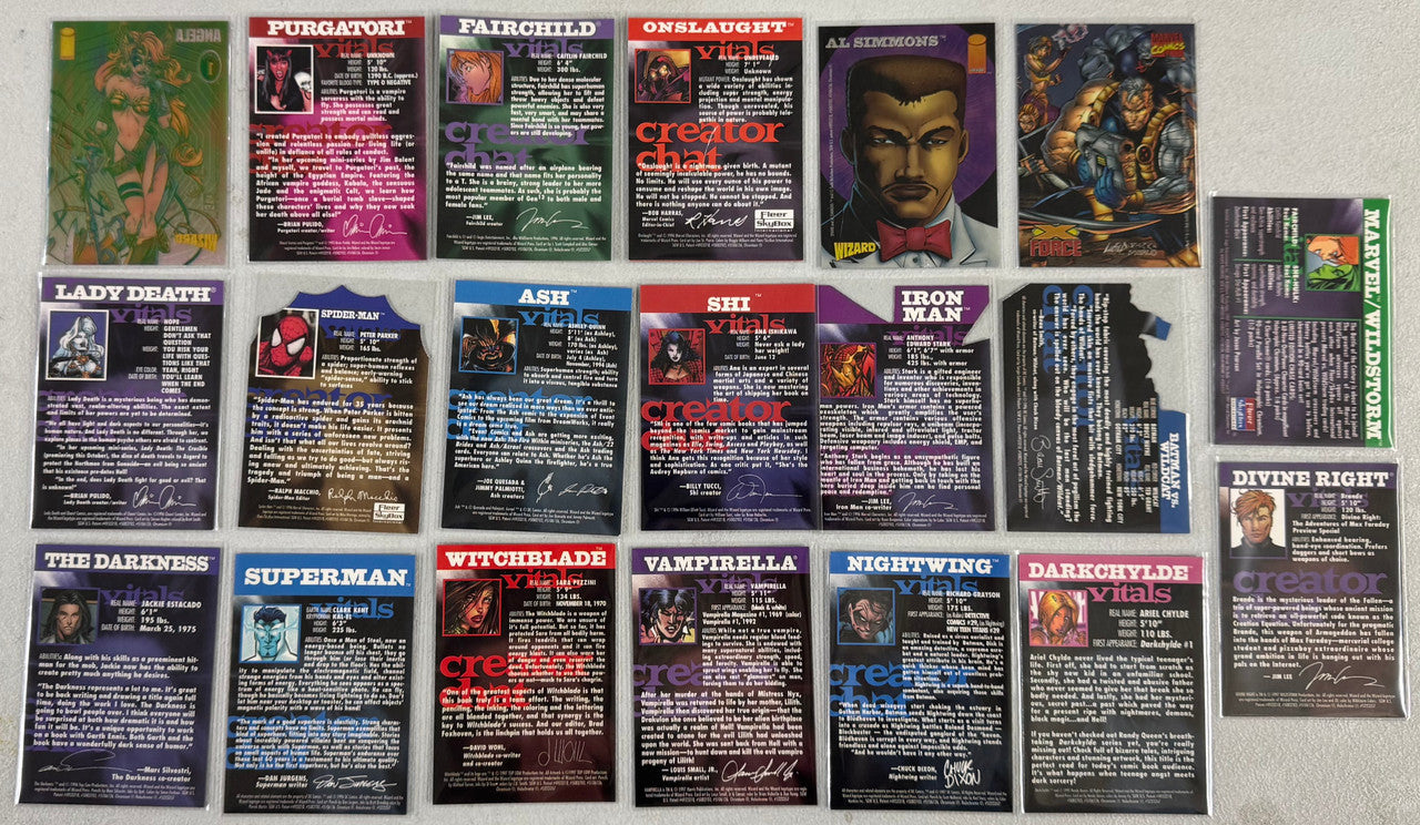 1995-97 Wizard Magazine Chrome Series 4 Promo Complete Set (20/20)