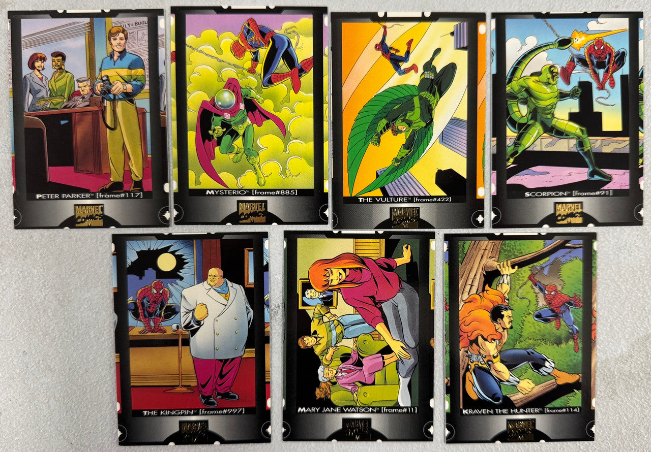 1994 Marvel Comics Cookie Crisp Insert Partial Set (7/12)