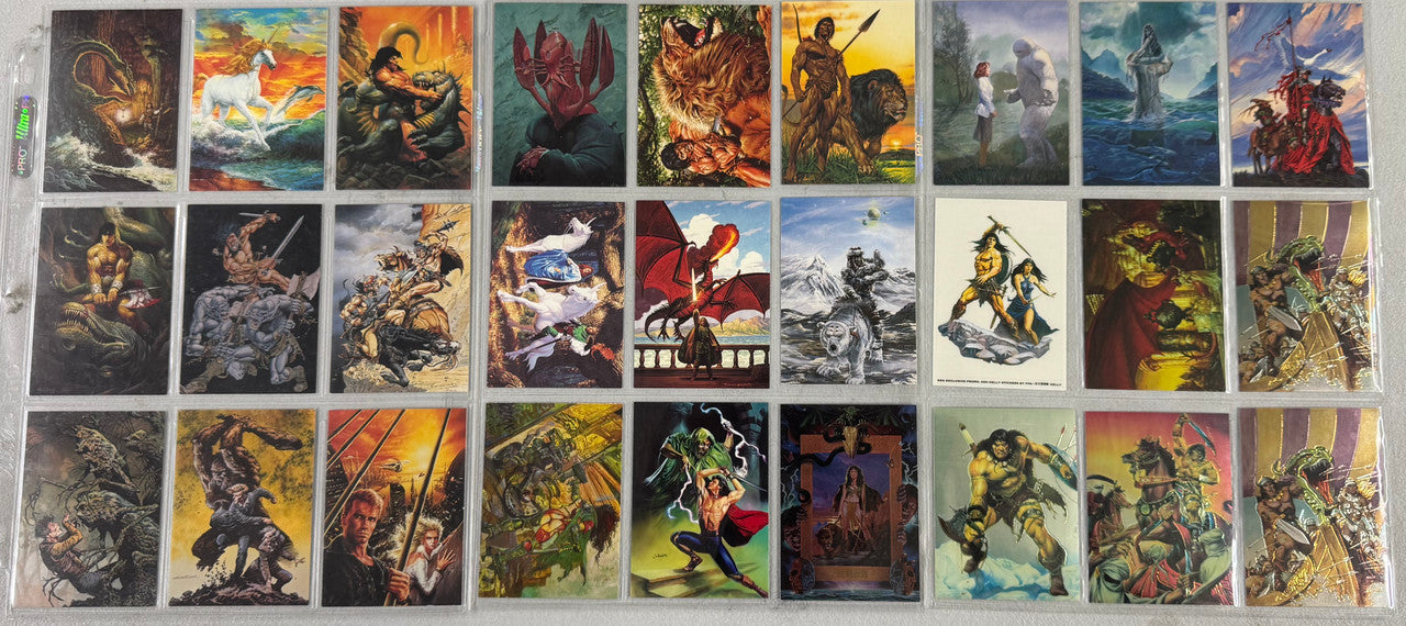 Medieval and Fantasy Collector Promo Card Lot, Conan, Wayne Barlow