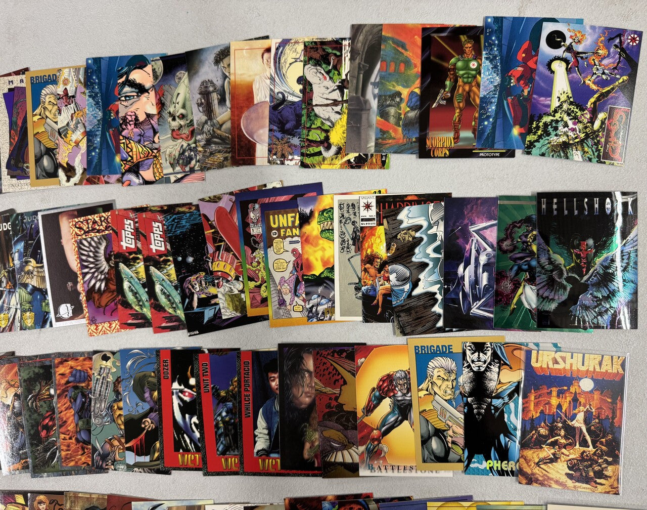 Wizard Magazine and Comic Book Artist Collector Card Promo Lot