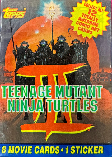 1992 Topps Teenage Ninja Turtles III Wax Pack