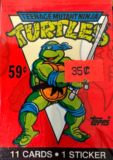 1989 Topps Teenage Mutant Ninja Turtles Animated Series 1 Pack