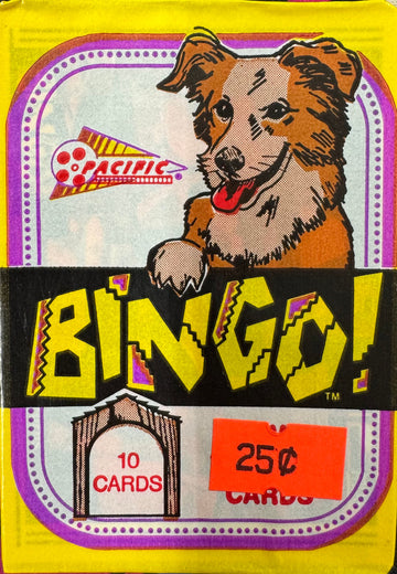 1991 Pacific Bingo! Movie Trading Card Wax Pack