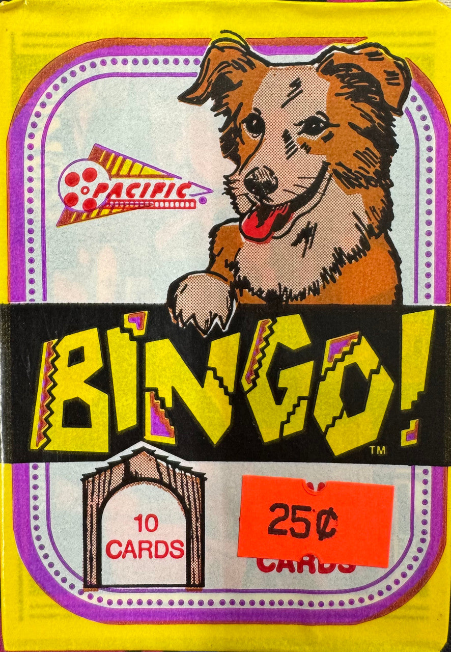 1991 Pacific Bingo! Movie Trading Card Wax Pack