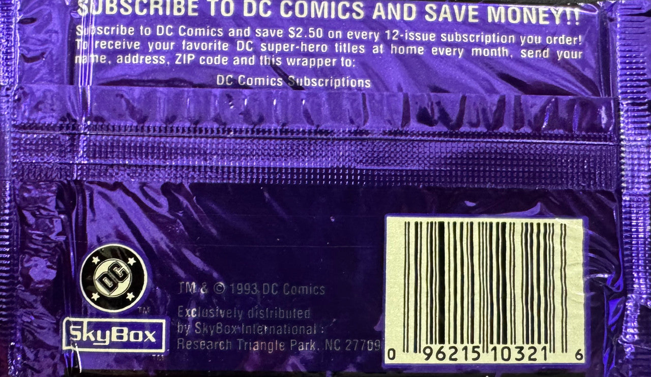 1993 SkyBox DC Comics Cosmic Teams Pack