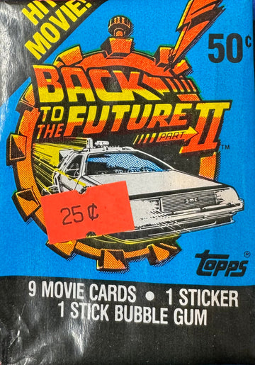 1989 Topps Back to the Future Part II Wax Pack
