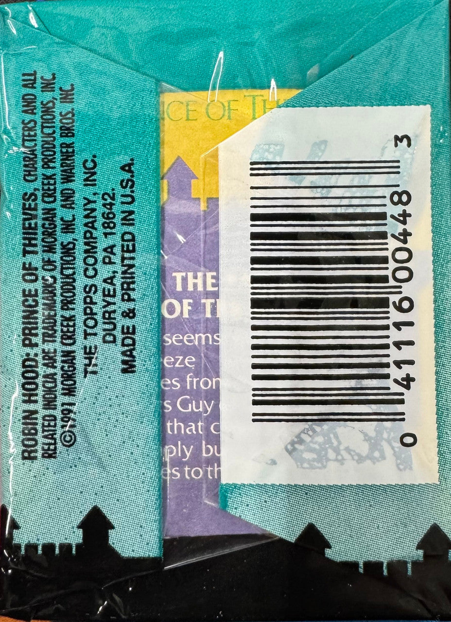 1991 Topps Robin Hood Prince of Thieves Wax Pack