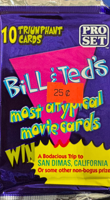 1991 Pro Set Bill & Ted's Most Atypical Movie Cards Wax Pack
