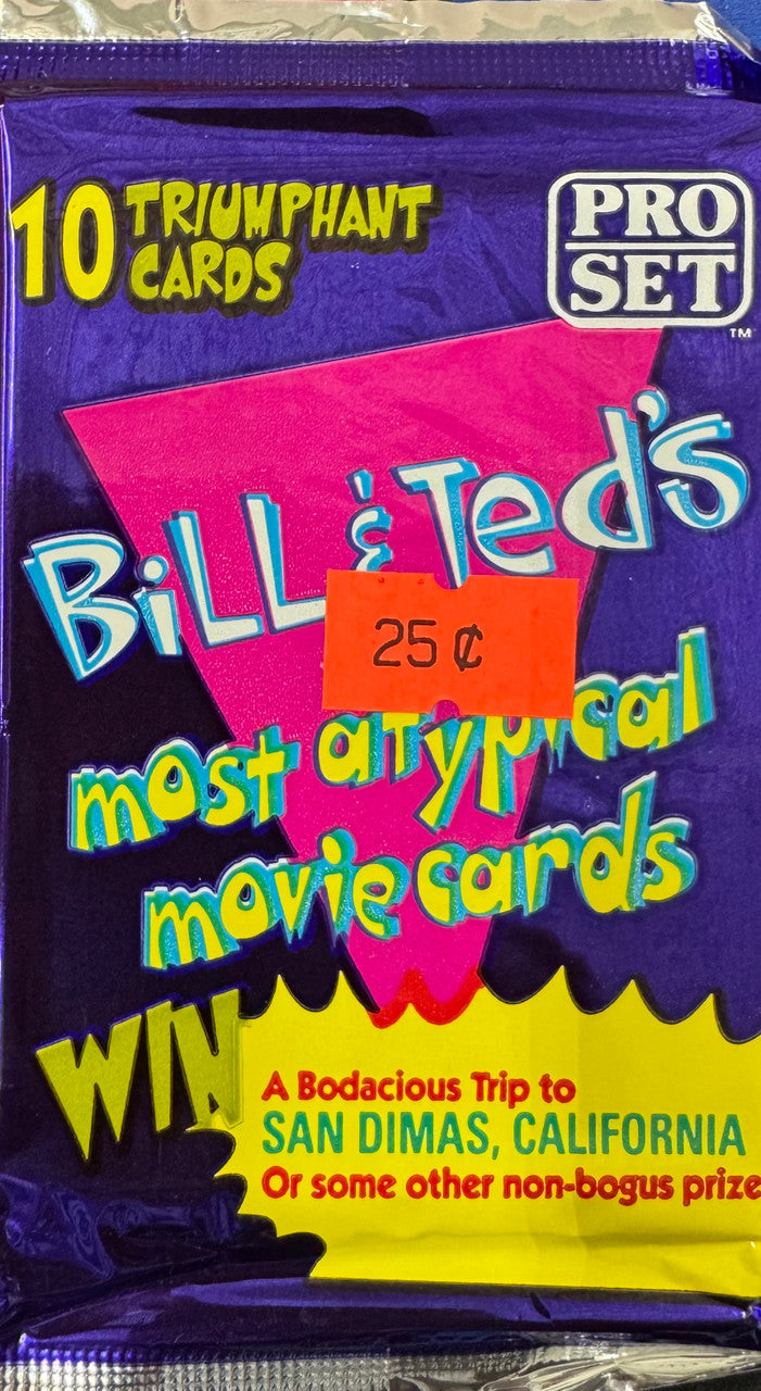 1991 Pro Set Bill & Ted's Most Atypical Movie Cards Wax Pack
