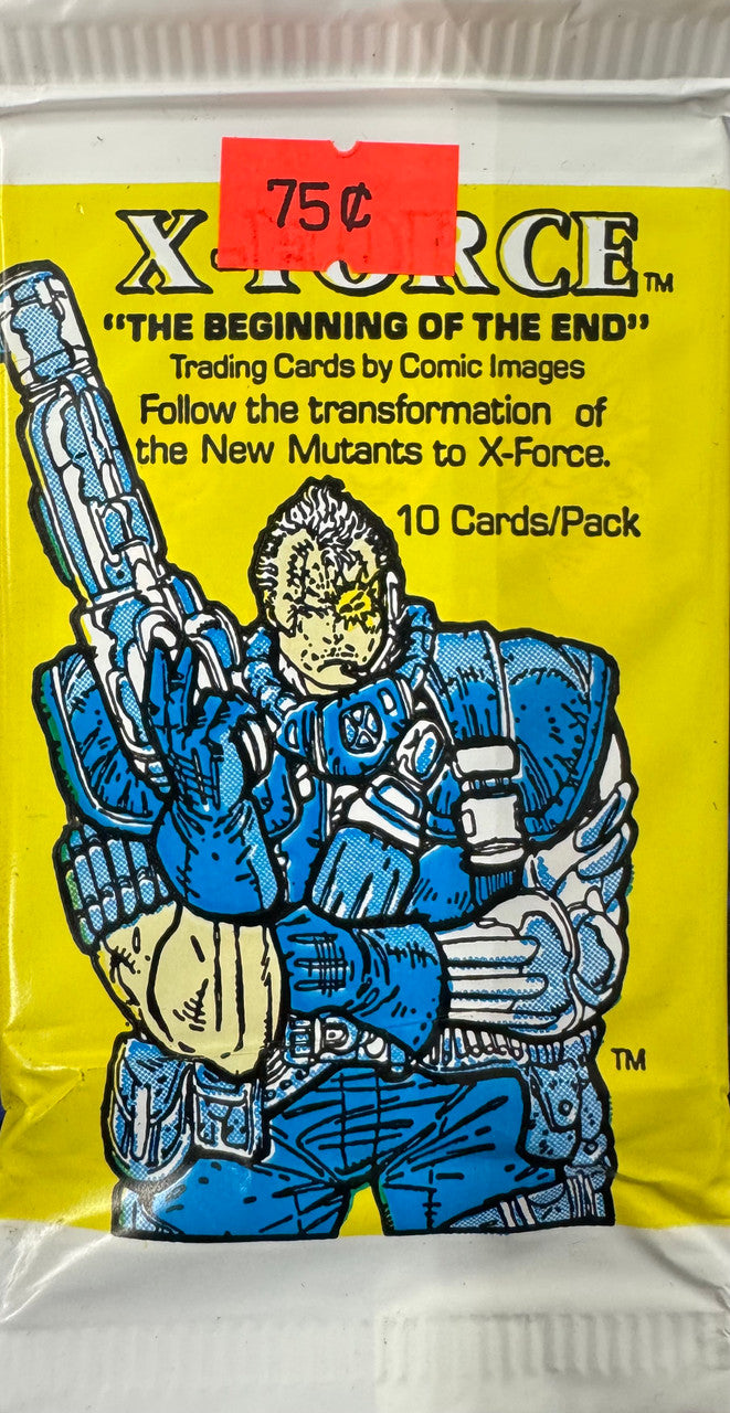 1991 Comic Images Marvel X-Force Wax Pack