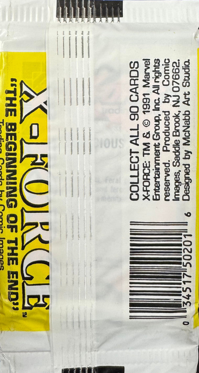 1991 Comic Images Marvel X-Force Wax Pack