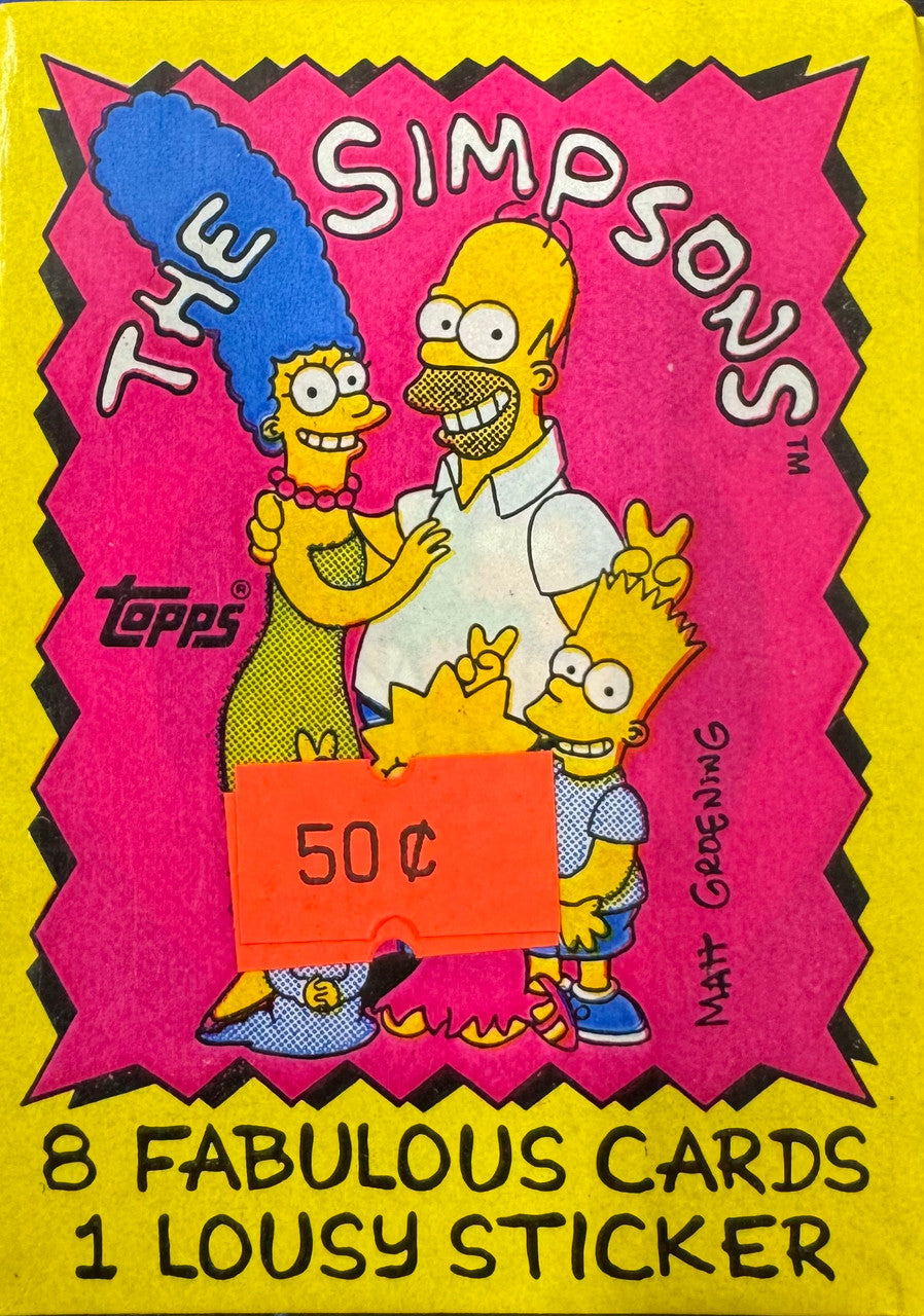 1990 Topps The Simpsons Wax Pack