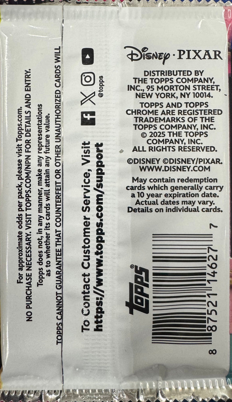 2025 Topps Chrome Disney Hobby Pack