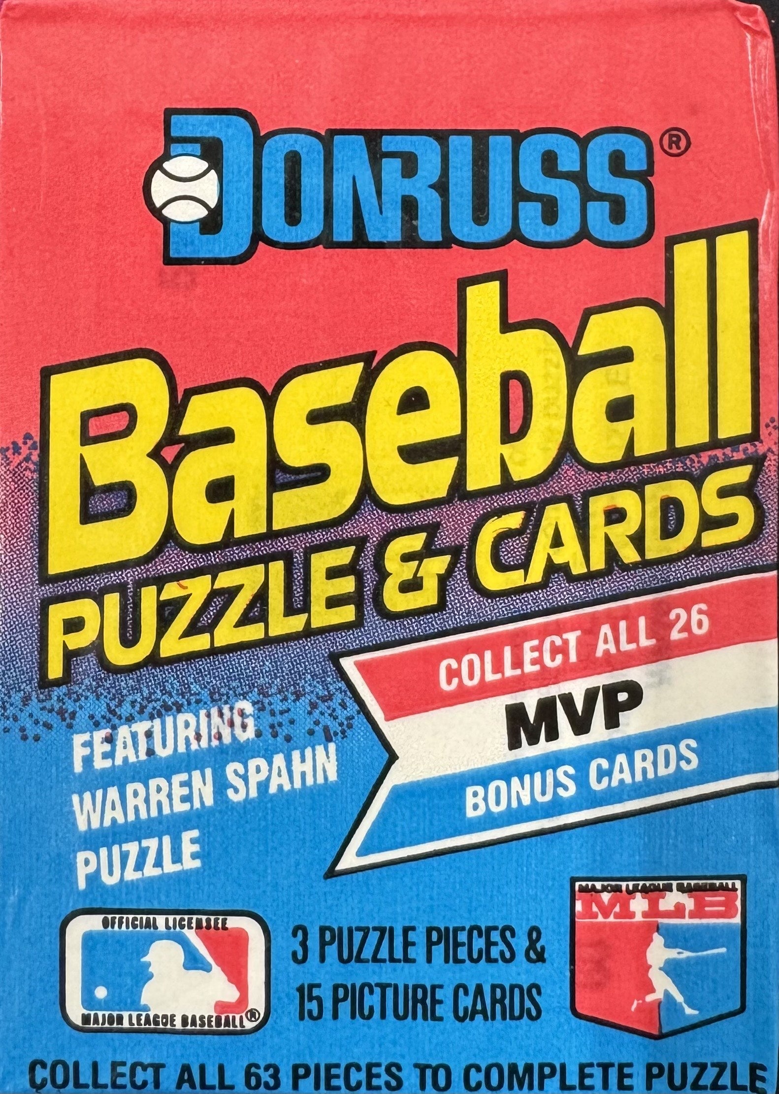 1989 Donruss Baseball Wax Pack