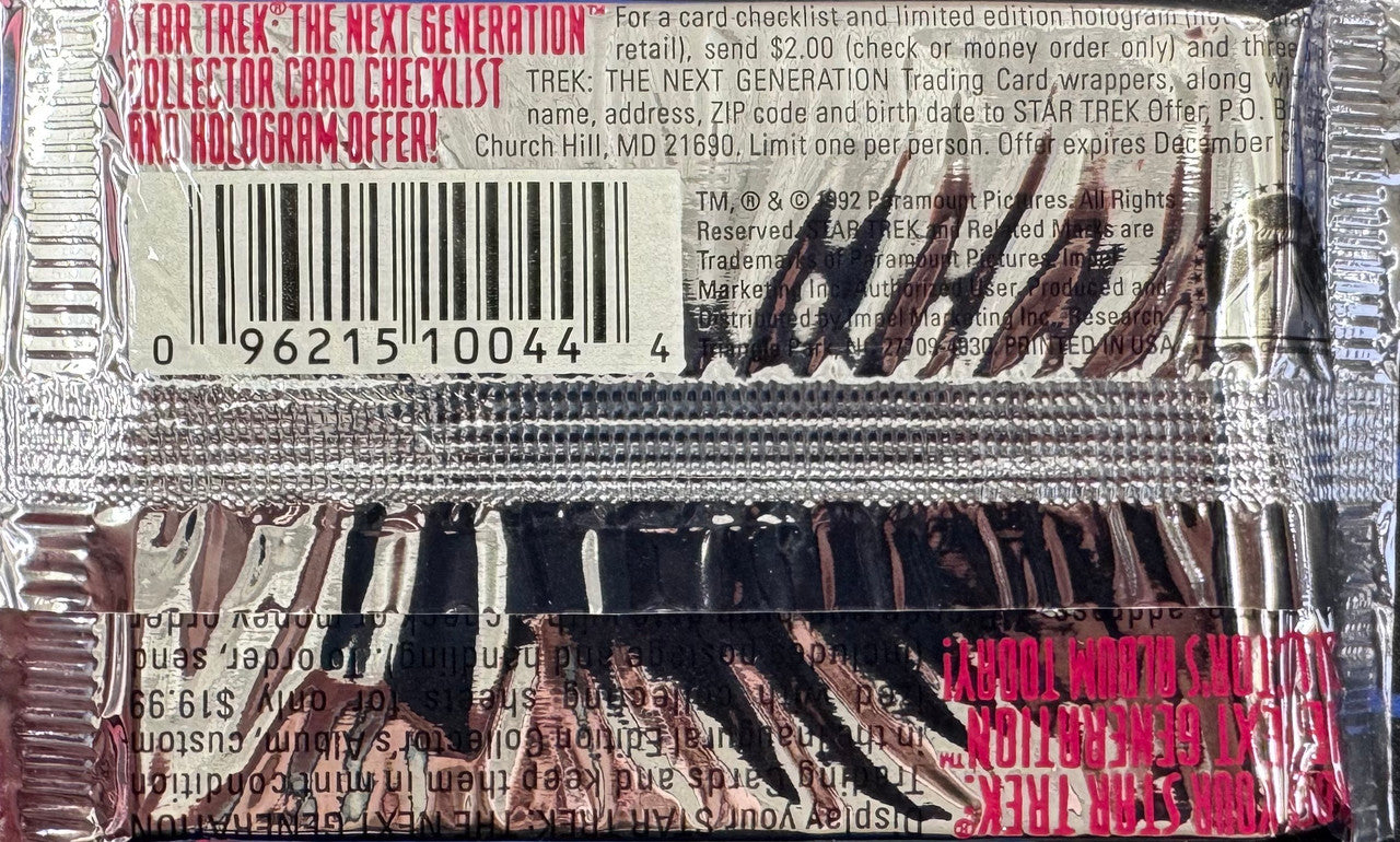 1992 SkyBox Star Trek The Next Generation Wax Pack
