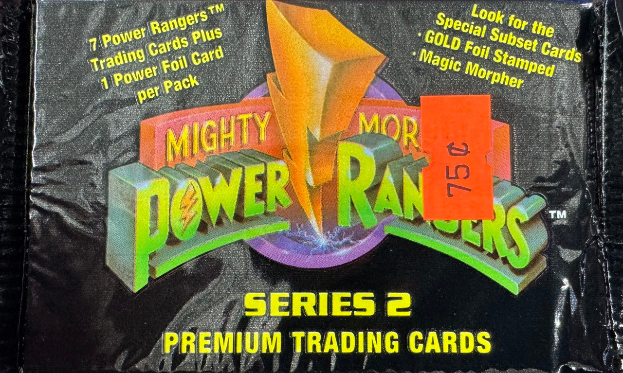 1994 Collect-A-Card Mighty Morphin Power Rangers Series 2 Wax Pack
