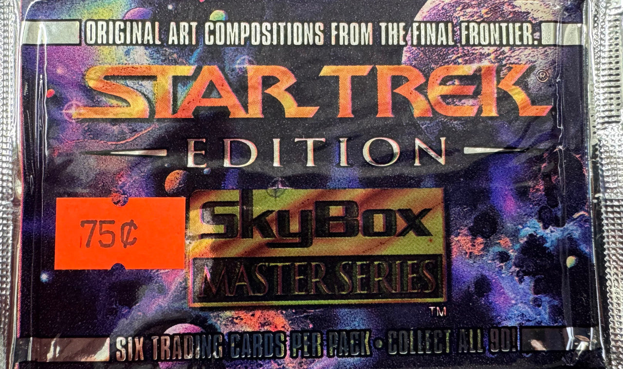 1993 SkyBox Star Trek Master Series Wax Pack