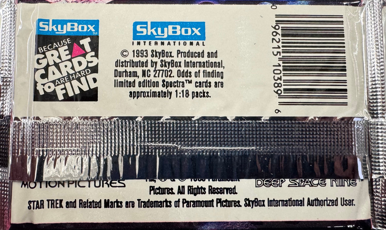 1993 SkyBox Star Trek Master Series Wax Pack