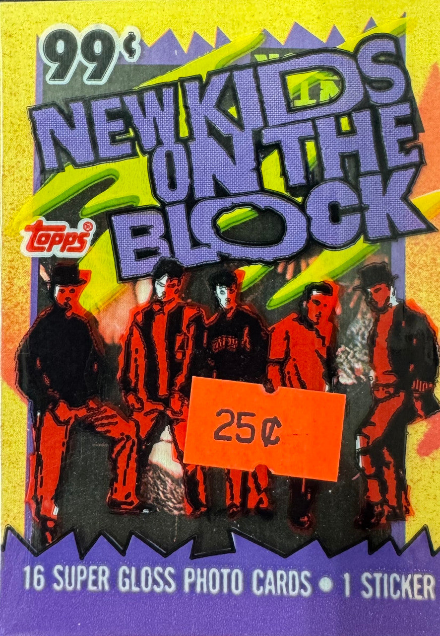 1989 Topps New Kids On The Block Wax Pack