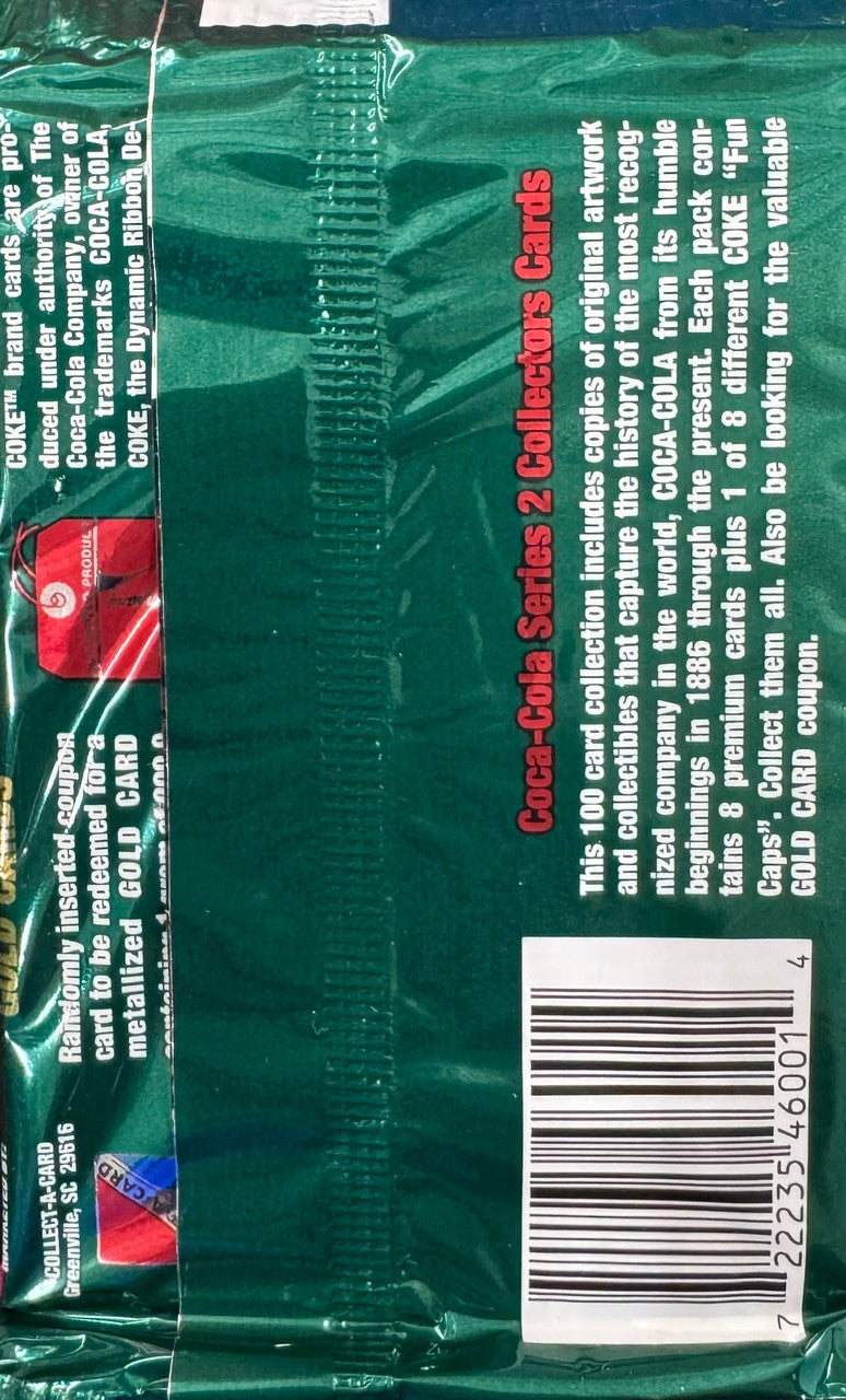 1994 Collect-A-Card Coca-Cola Series 2 Wax Pack