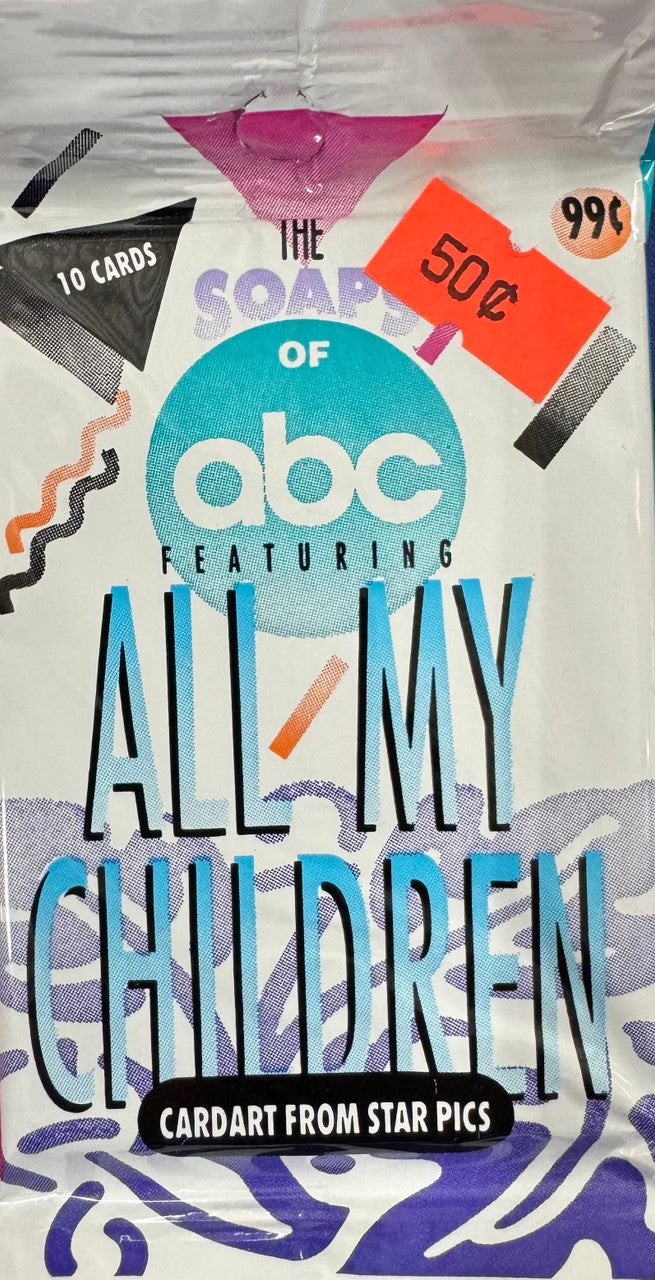 1991 Star Pics abc All My Children Wax Pack
