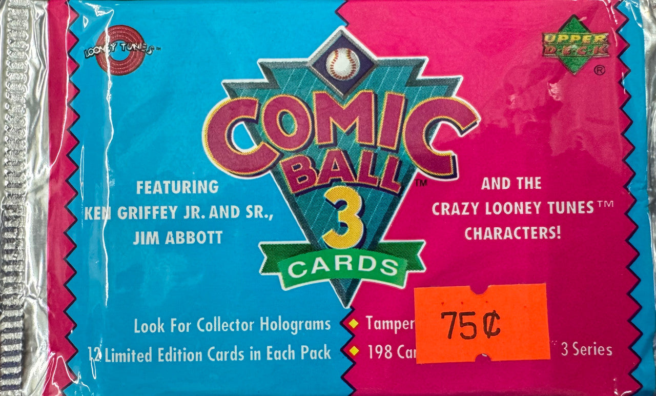 1992 Upper Deck Looney Tunes Comic Ball Series 3 Wax Pack