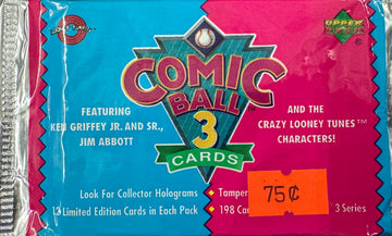 1992 Upper Deck Looney Tunes Comic Ball Series 3 Wax Pack
