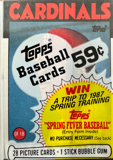 1986 Topps Baseball Cello Pack