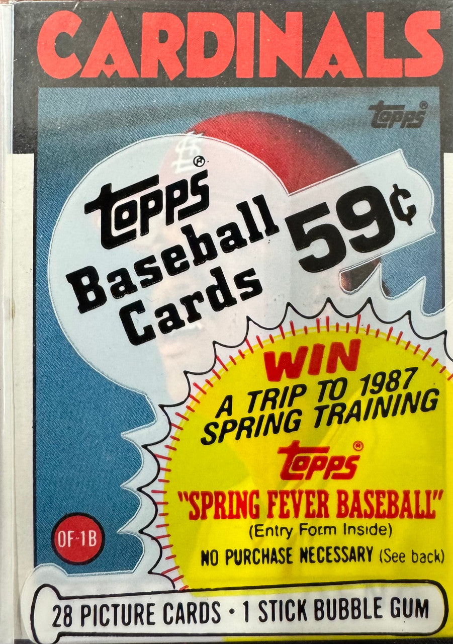 1986 Topps Baseball Cello Pack