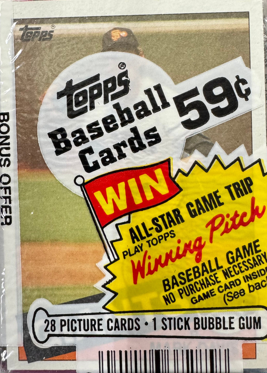1985 Topps Baseball Cello Pack