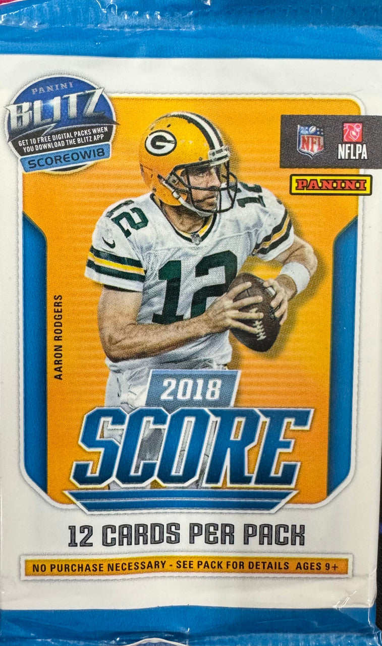 2018 Score Football Pack (12-card)