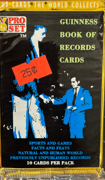 1992 Pro Set Guinness Book of Records Cards Wax Pack