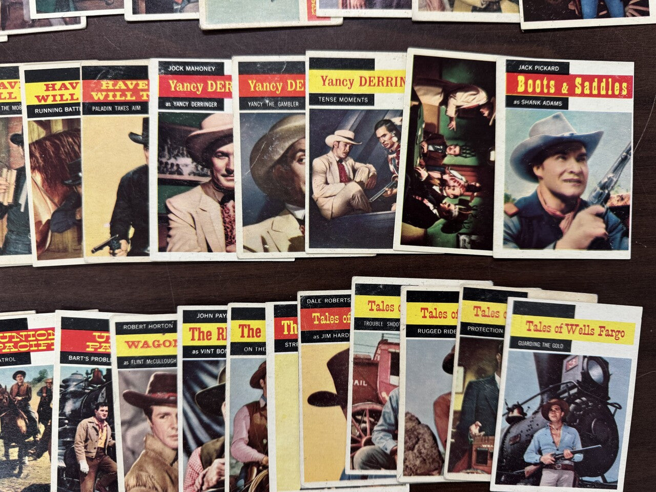 1958 Topps TV Westerns Partial Card Set (42/71) Good