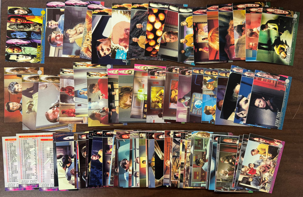 1997 SkyBox Star Trek The Original Series Season 1 Complete Card Set W/ Promo