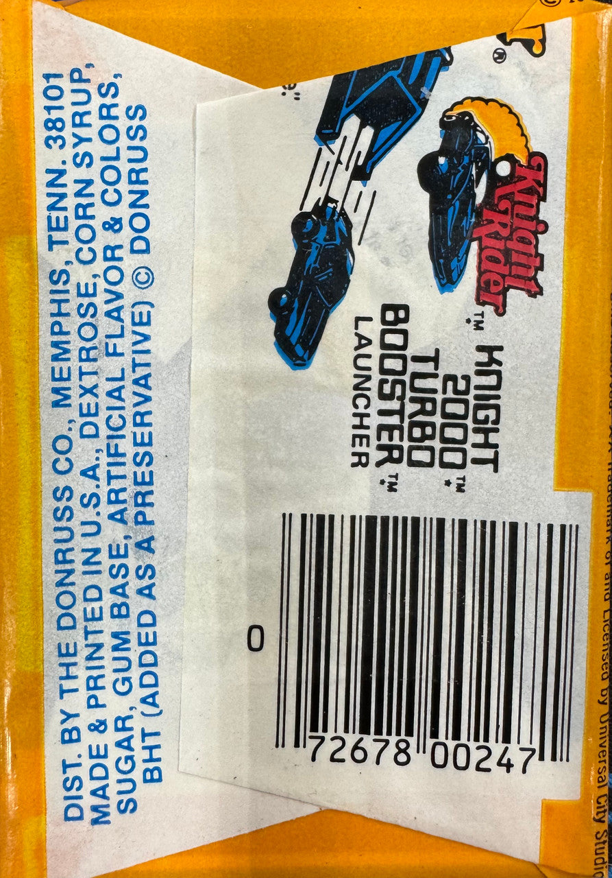 1983 Donruss Knight Rider Wax Pack