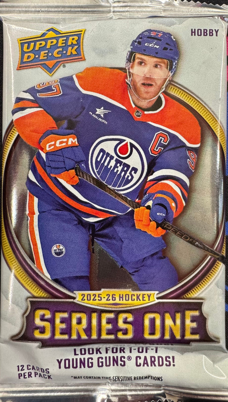 2025/26 Upper Deck Series 1 Hockey Hobby Pack