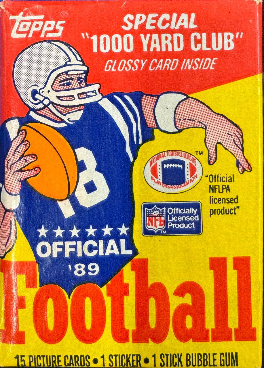 1989 Topps Football Wax Pack