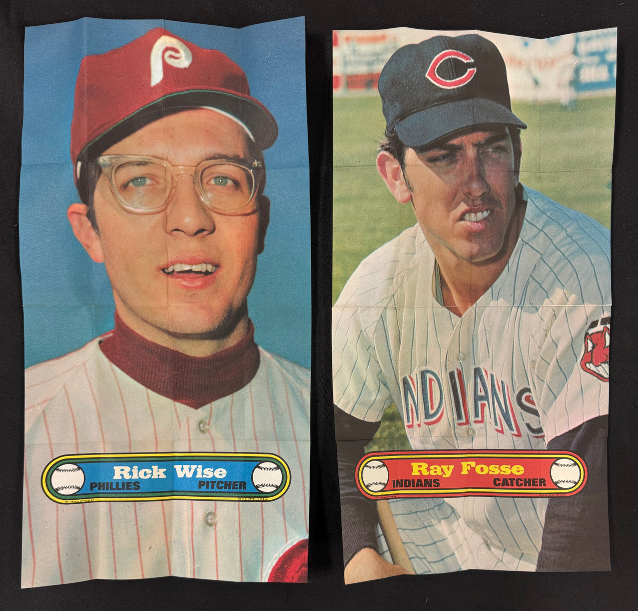 1972 Topps Baseball Posters Complete Set (24) w/ Box EX Overall